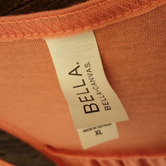 Bella Canvas peach tank top 'Margaritas made me do it' size XL - Picture 2 of 10